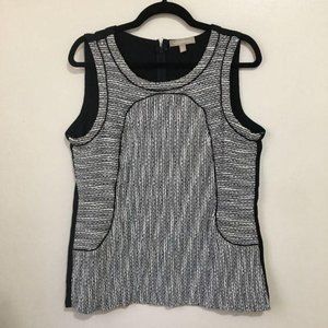 BANANA REPUBLIC textured tweed sleeveless top X17